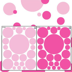 Create-A-Mural washable durable dots wall decor ideal for nurseries and busy playrooms.