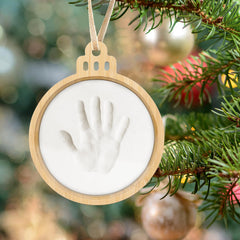 Creawoo handprint imprint on clay for lasting memory