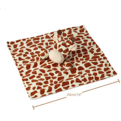 CREVENT Cozy Plush blanket measures 34x34 cm for compact baby comfort.