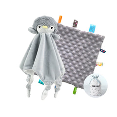 CREVENT Cozy Plush Penguin head image for comforting tactile cuddle during quiet time