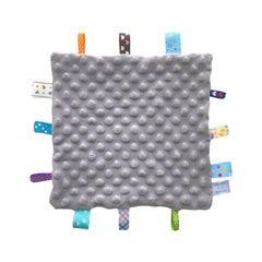 CREVENT Cozy Plush security blanket stroller travel use showing portable comfort