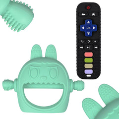 Criamolo teething glove mitten with textured bumps for soothing gums.