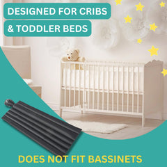 Crib Cloud inflatable wedge demonstrates head elevation to reduce reflux discomfort.