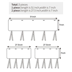 Crib rail cover white 3pc-03 side install demonstrates easy application