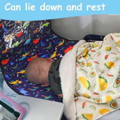 Crisinant airplane seat extender for kids folds easily for quick setup