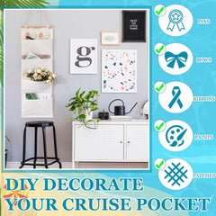 CroBlissful door-hanger cruise storage keeps items handy near cabin door