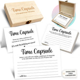 Crocothemis time capsule box front view showing timeless keepsake design for first birthday