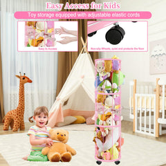 CROSDE tall storage with ample capacity for plushies and soft toys.