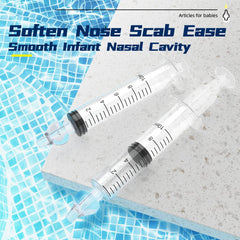 Crumye infant nose cleaner soft tip for gentle nasal rinsing.