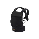Cub & Co ergonomic baby carrier front view showing adjustable straps for comfortable wear