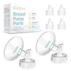 CubCare flange inserts 24mm provide comfortable fit for Spectra pumping