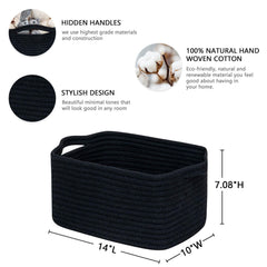 CubesLand Cube Storage Basket on a shelf with easy-access handle for quick retrieval