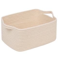 CubesLand Cube Storage Basket with rectangular shape for tidy shelves.