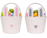 CubesLand Easter basket with handle shows kid-friendly design for easy egg hunts and carry.