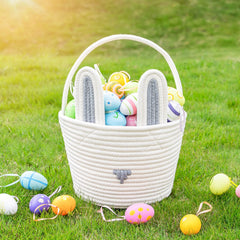 CubesLand Easter basket with removable velcro ears showcases playful detail and customizable look.