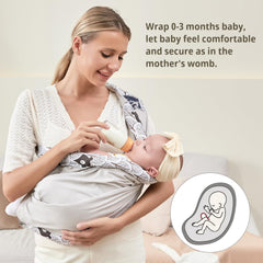 Cuby carrier offers multiple carry positions for growing baby