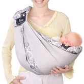 Cuby baby carrier soft cotton close-up for skin-friendly comfort all day