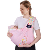 Cuby Baby Carrier soft cotton closeup showing breathable, skin-friendly fabric for all-day comfort.