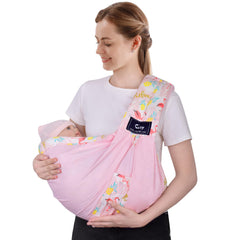 Cuby Baby Carrier soft cotton closeup showing breathable, skin-friendly fabric for all-day comfort.