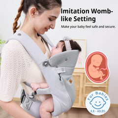 CUBY newborn carrier waist and shoulder belt adjustable for fit