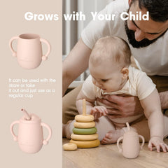Cuddle Campus leakproof silicone cup stays clean and durable after small drops