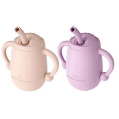 Cuddle Campus Pack-2 two-handles open-cup setup supports tiny fingers and independent sipping