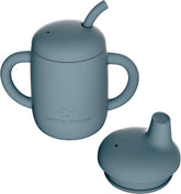 Cuddle Campus sippy cup open cup for tiny hands and mess-free drinking.