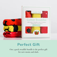 Cuddle Club Baby Swaddle novelty hat beanie adds cute security during naps.
