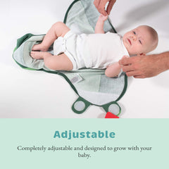 Cuddle Club swaddle design makes wrapping quick and simple for parents.
