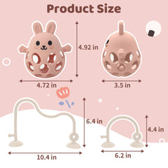 CuddleCubs Suction Roller-Coaster Design engages baby during meals