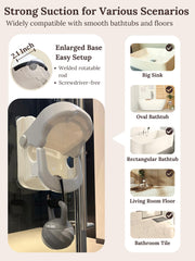 Cuddo Baby bath seat adapts to flat surfaces like tubs and tiles