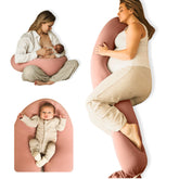 Cuddo Baby pregnancy pillow with cooling cover for breathable comfort and support