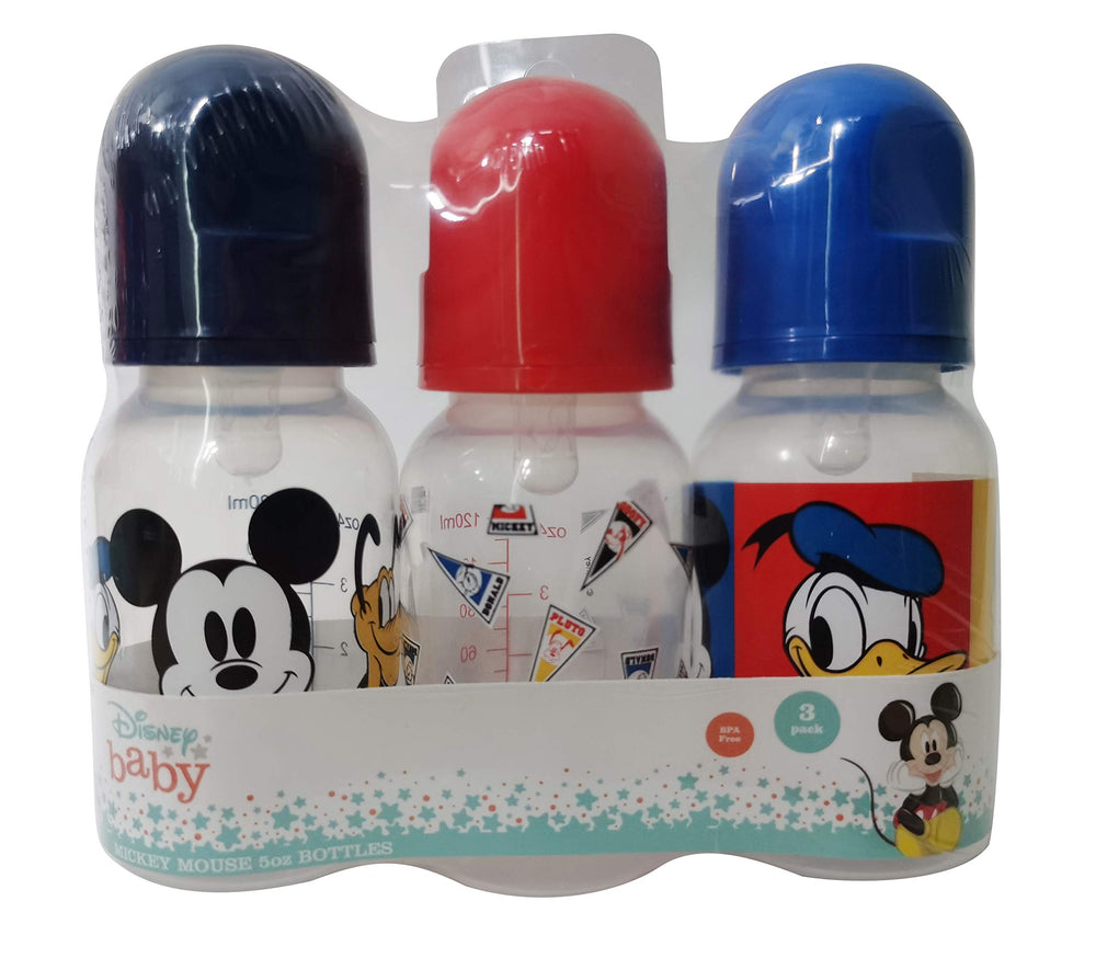Cudlie Disney Mickey Mouse bottles pack of three ideal for natural latch feeding