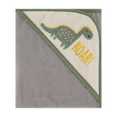 Cudlie rolled and stitched hooded towel detail highlighting durability