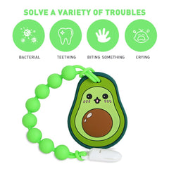 Cuebo baby gift teether set provides safe, comforting relief
