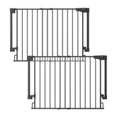 Cumbor 2-pack baby gate installation for stairs with secure mounting.