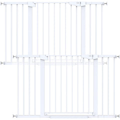 Cumbor 2Pack extra wide gate on stairs delivers versatile safety.