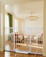 Cumbor 36-inch gate height provides tall safety barrier for stairs.
