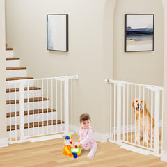 Cumbor gate dual-lock system demonstrated for secure child safety