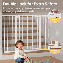 Cumbor pressure-mount installation preserves walls while providing simple setup.