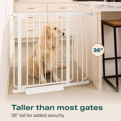 Cumbor heavy-duty carbon steel frame supports active kids and pets.