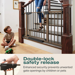 Cumbor pressure-mounted installation shows tool-free setup for quick safety