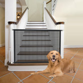 Cupount 2-pack dog gate for stairs in doorway, closed and ready for use