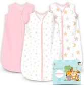 Cute Castle baby sleep sack pink fabric for cozy bedtime comfort