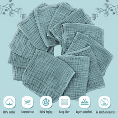 Cute Castle ultra-soft 100percent cotton burp cloth close-up, soft feel for delicate baby skin.
