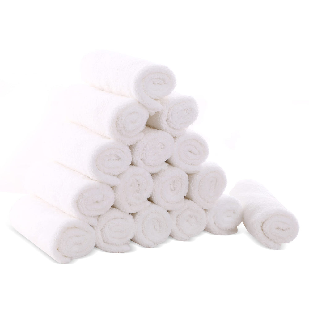 Cute Castle ultra-soft baby washcloths close-up fabric texture for gentle cleansing