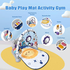 Cuterabit piano keys highlight detachable take-along music toy for early musical exploration.
