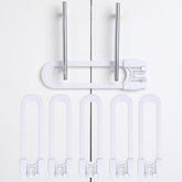 CUTESAFETY sliding cabinet locks packaging highlights six-pack for comprehensive home babyproofing