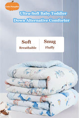 Cutie Pumpkin baby-toddler-bed-comforter soft-minky-closeup highlights breathable softness.