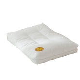 Cutie Pumpkin toddler pillow 11x17 shows ideal sleep size for little heads.
